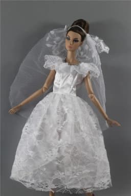 1 Set Doll Clothes 1:6 Scale Dress Outfit for 11.5 Inch 30cm Doll Many Style for Choice Gifts for Girls Doll Accessories #8