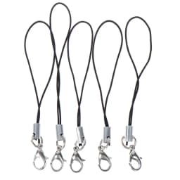 10pcs Hand Wrist Lanyard String Short Grip Lanyard Mobile Phone Strap for USB Flash Drive Keychain ID Badge Holder DIY Hang Rope
