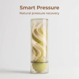 New Transparent Tennis Pressure Maintenance Can ABS Material 3 Balls Storage Portable Tennis Ball Pressure Keeping Container