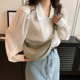 2024 Solid Color Chest Bag For Women Large Capacity Travel Crossbody Female Half Moon Belt Bag Ladies Daily Street Fanny Packs