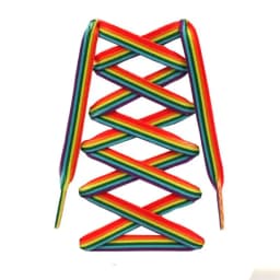 1Pair Rainbow Shoelace Gradient Color Low-cut High Top Canvas Shoes Laces Boot Strings Rainbow Personalized Printing Shoelaces