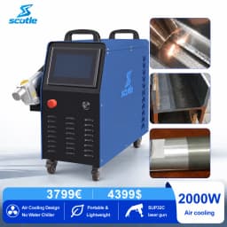 2000W Air-Cooled Laser Cleaning Machine Portable Handheld Rust Paint Oxide Removal Cleaner 110V/220V CE