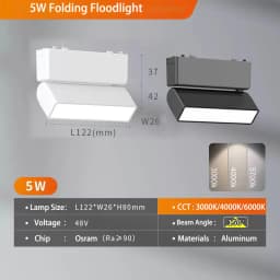 Ultra Slim Magnetic Track Light 6mm Surface Mounted Ceiling Rail Home Flood Grille Spot DC48V Modern LED Lamp Black White