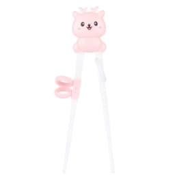 1Pair Baby Kids Training Tableware Food Sticks Cartoon Animal Chopsticks For Children Cute Cat Elementary Learning Chopstick