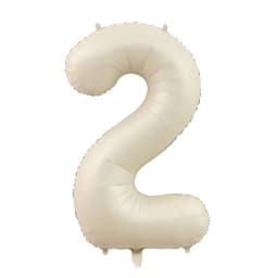 32/40inch Cream Number Balloons 1-9 Digital Foil Balloon For 1st Girl Kids Adult 18 30 Birthday Party Decoration Air Helium Ball