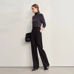 AMII Women Pants 2025 Winter Minimalist Solid Color Commuter Office Ladies Pants Versatile Casual Woven Woman Trousers 12524070