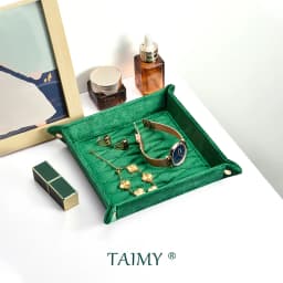 Velvet Stackable Travel Custom Logo Jewelry Tray Display Ring Earrings Desktop Storage Plush Jewellery Organizer Jeweler Display