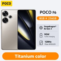 POCO F6 Smartphone Snapdragon®8s Gen 3 50MP Camera 6.67" 1.5K 120Hz DotDisplay 90W charging 5000mAh 5G NFC