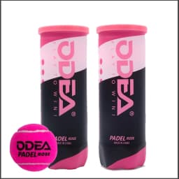 ODEA Padel Balls Pink,High Bounce Durable Training Tennis Balls,Vacuum Sealed for Competitive Matches