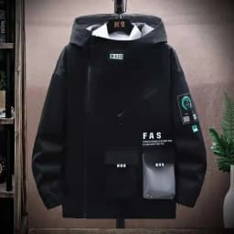 HKSH Spring Autumn New Coats Youth Trendy Handsome Men's Tide Chic Versatile Hooded Jackets High Street Zipper Sweatshirt HK0973