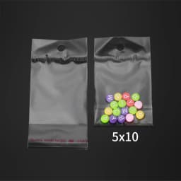 100pcs Multiple Size Clear Self-adhesive Cello Cellophane Bag Self Sealing Plastic Bags for Candy Packing Resealable Bag Jewelry