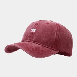Bear Embroidery Baseball Cap Women Men Washed Cotton Baseball Hat Outdoor Sport Visors Snapback Cap Breathable Sun Hats
