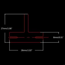 20 Pcs T-shaped Nickel Sheet for Battery Used in Construction Industries R7UB