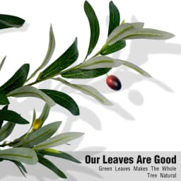 Olive Trees Artificial Indoor, 5.25/6.10/7.10FT Tall Faux Olive Tree with Black Pot, Artificial Plants with Natural Wood Trunk and Lifelike Fruits for Home Office Decor