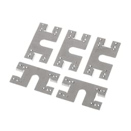 20Pcs Solar Panel Grounding Clip Washer Spacer 28x50mm Photovoltaic Conductive Sheet Puncture Gasket