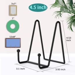 Iron Art Magazine Display Stand Dish Rack Plate Bowl Picture Frame Photo Book Pedestal Holder Home Decoration Storage Ornaments