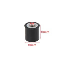 M4 M5 M6 M8 Female Thread Rubber Shock Absorber Anti Vibration Pad Damper-Metal Silentblock Type DD Rubber Mount Flat Base Block