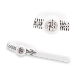 UK US EU Standard Measure Gauge Belt Ring Sizer With Magnifier Finger Size Coil Screening Jewellery Tools Custom Logo