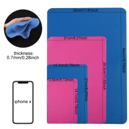 1PCS Safe Silicone Workbenches Epoxy Resin Molds Waterproof Placemat Table Mat For Jewelry Making Supplies Blue&Pink Color