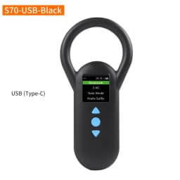 134.2Khz Animal RFID Reader Pet Cat Dog Handheld Microchip Scanner FDX-B Glass Chip USB/Bluetooth Animal Microchip Reader