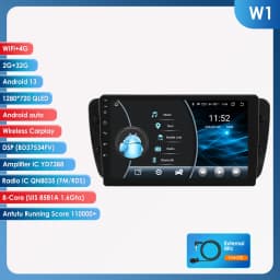 10.1" Hizpo 2Din Android Auto Car Radio for Seat Ibiza 2009 - 2013 GPS Navigation RDS DSP 4G SWC BT CarPlay Intelligence System
