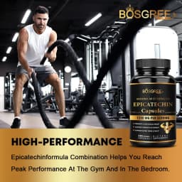 Epicatechin Capsules - Protein Synthesis, Athletic Ability, Strength, and Lean Muscle Support - Carnosine Inhibitors Supplements