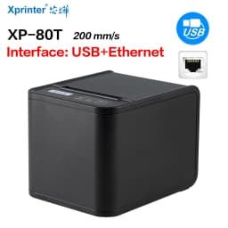 Receipt Printer 80mm Hand Printer 80T USB/USB+Lan Port Printer With Auto Cutter POS Printer Kitchen Printer