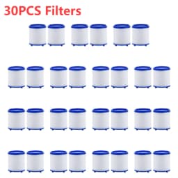 2-40PC Faucet Water Filter Element Remove Chlorine Heavy Metals Filtered Showers Head Bath Filtration Purifier Soften Hard Water