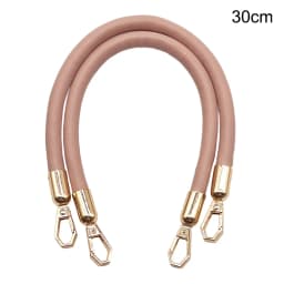 2pcs Short Bag Handles Soft Leather Shoulder Bag Straps DIY Replacement Purse Belt Handbag Strap Bag Accessories New