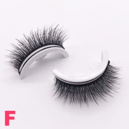 1 Pair Reusable Self Adhesive False Eyelashes Natural Long Thick Fake Eye Lashes