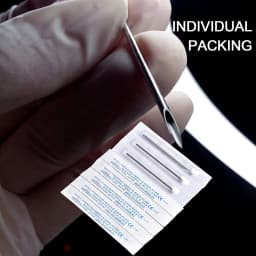 100/5PCS Body Piercing Needle 12G 14G 16G 18G 20G Surgical Steel Sterile Disposable Ear Nose Navel Nipple Lip Piercing Tool