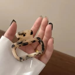 New Retro Hollowed Out Acetate Grab Clip Elegant Korean Crab Ponytail Braid Grab Clip Accessories for Girls Jewelry Gifts