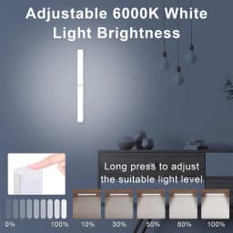 Night Lamp With Motion Sensor Usb Rechargeable Wireless LED Magnetic Light Strip For Bedroom Kitchen Bedside Cabinet Lights