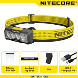 NITECORE NU27 Headlamp 600 Lm Running LED Headlight Working Head Lamp Hiking Lantern Flashlight Outdoor Waterproof Headlamp