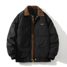 New Men Winter Jackets Thick Warm Coat 2026 Mens Streetwear Hip Hop Short Parkas Korean Black Clothes Puffer Windbreaker