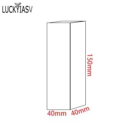 Acrylic Plexiglass Square Stamping Transparent Block Cosmetics Display Stand Photography Props Dolls Perfume Ring Jewelry Holder