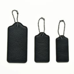 Genuine Leather Hang Tag Keychain, Cowhide Bag Charm Pendant, Mini Keyring Accessory for Gifts
