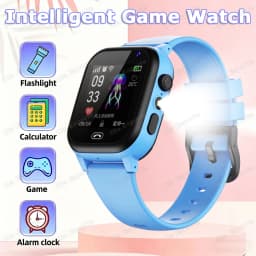 Children's Smartwatch Boy and Girl HD Call LED Flashlight SOS LBS Location Waterproof GPS Alarm Clock Step Count Smart Watch H10
