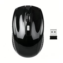 KEBIDUMEI 2.4G Wireless Mouse 6 Buttons Ergonomic Mice Office Optical Mouse 3 Levels DPI Adjustable for MacBook Laptop PC Mice