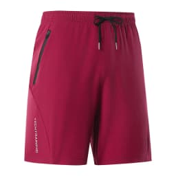 Men's Bottoms Summer Gym Workout Running Cycling Quick Drying Breathable Drawstring Waist Sports Shorts Reflective