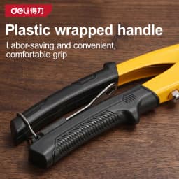 20Cr Steel Jaw One-Hand Rivet Gun Quick-Change 4 Nozzles 2.4/3.2/4/4.8mm Pop Riveter Heavy Duty Blind Rivet Tool Sheet Metal