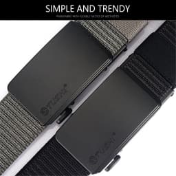 TUSHI New Nylon Belt Metal Automatic Buckle High Quality Men's Jeans Leather Belt Business Work Outdoor Tactical Belt for Men