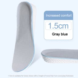 Insoles for Shoes Breathable Heighten Heel Insert Pad Cushion Unisex Height Increase Insole Boost Man Women's Shoes Sneakers New