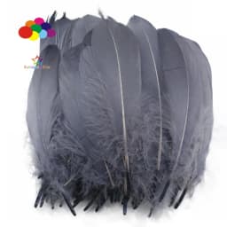 100PCS Soft Goose Feathers 5-7 Inch/13-18cm For Wedding Party Decoration Carnival Diy Facinator