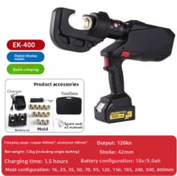 Electric hydraulic pliers rechargeable crimping two-in-one, lithium battery hydraulic crimping straight