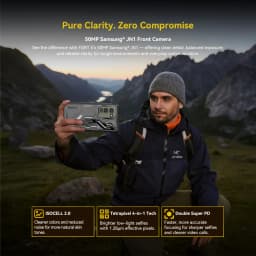 Blackview FORT 5 Rugged Smartphone, The Lightest 108MP Imaging Flagship, Android 16, 36GB(12+24) Expand RAM 256GB ROM, 6.78" HD+ IPS Display, 5000mAh Battery, 33W Fast Charging, NFC