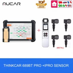 THINKCAR THINKSCAN 689BT PRO AI Diagnostic Tool Topology Mapping J2534 Protocol35 Reset Lifetime Free Update Thinkcar Scan Tool