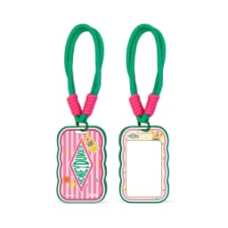 Pinky Harry Potter Card Holder Bag Charm Pendant for Daily Halloween Christmas Birthday Gift for Students Fans Women