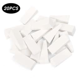 100pcs Foundation Makeup Sponge Block Hydrophilic Firm Sponge Non Latex Cosmetic Powder Puff Wet and Dry Makeup Puff Beauty Tool