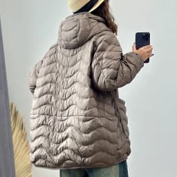 Schinteon Women 90% White Duck Down Jacket Casual Loose Over Size Autumn Winter Light Outwear with Hood Top Quality Coat 2026